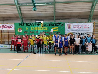 Igrzyska Młodzieży Szkolnej - Półfinały Województwa w unihokeju chłopców i dziewcząt